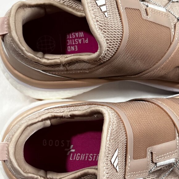 Adidas Solarmotion BOA Golf Spikeless Shoes Womens 10 New White Wonder Quartz - Picture 14 of 15